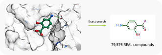 Synthon searching inside Enamine REAL Space