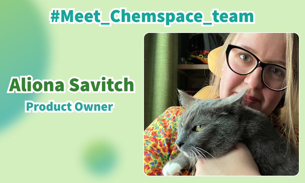 Meet Chemspace Team campaign. Chemspace Product Owner Aliona Savich!