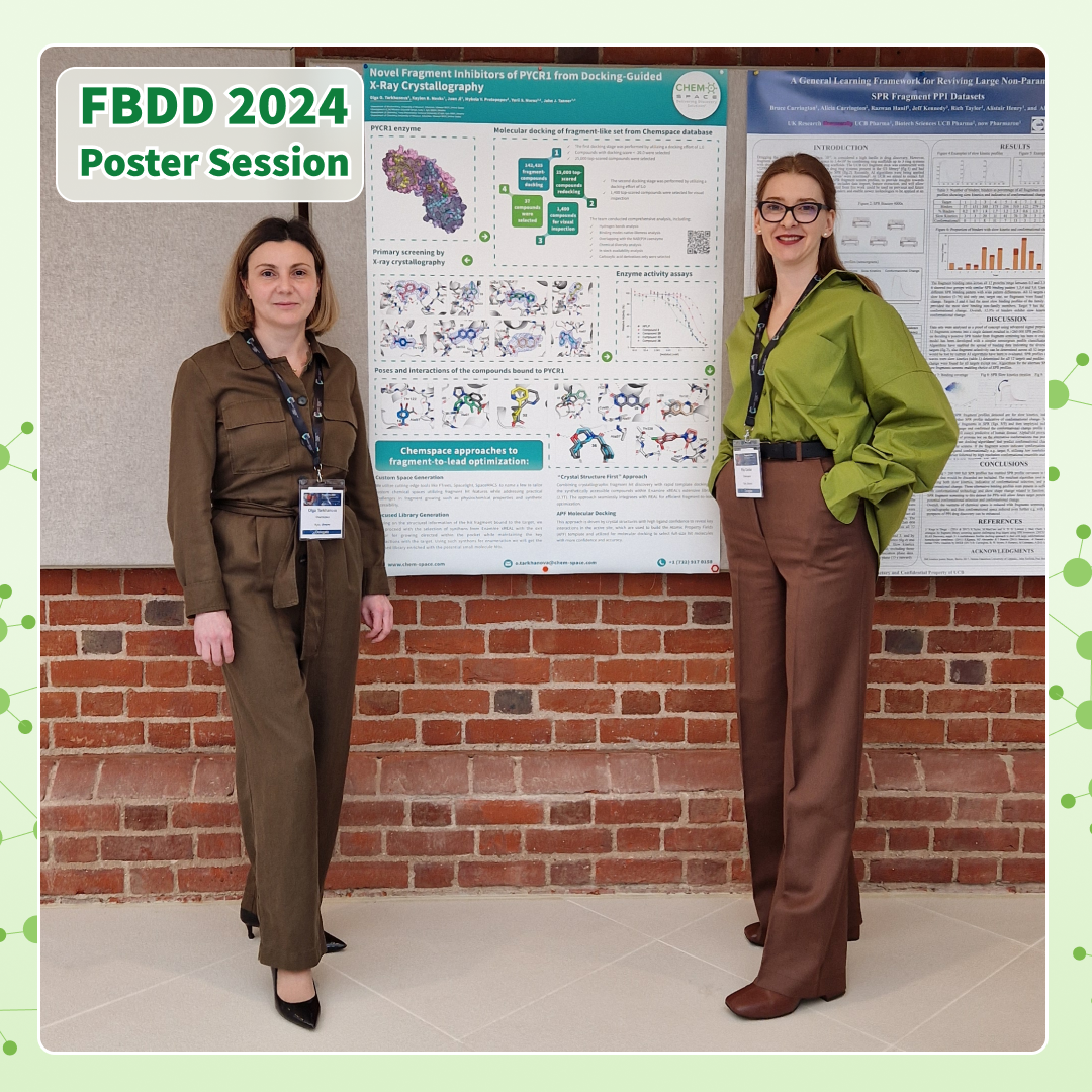 Chemspace team at FBDD 2024 poster session