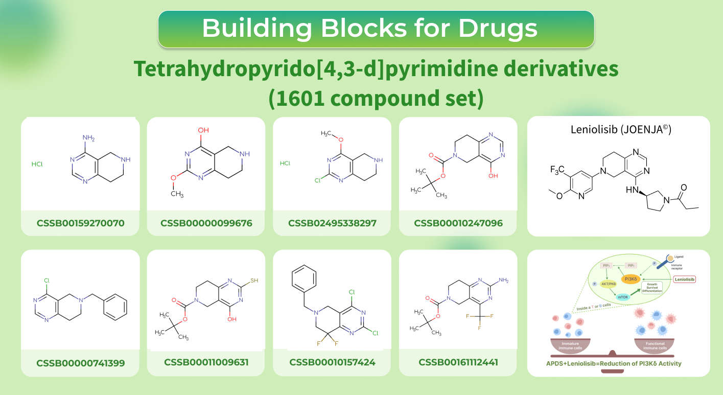 Chemspace | Building Blocks for Analogs of Leniolisib. We offer more than 1600 BBs for your research in immune therapy