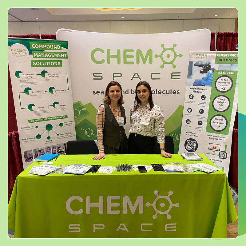 Chemspace events | Meet Chemspace Team photo from the 18th Drug Discovery Chemistry (DDC) in San Diego, CA, on April 10-13!