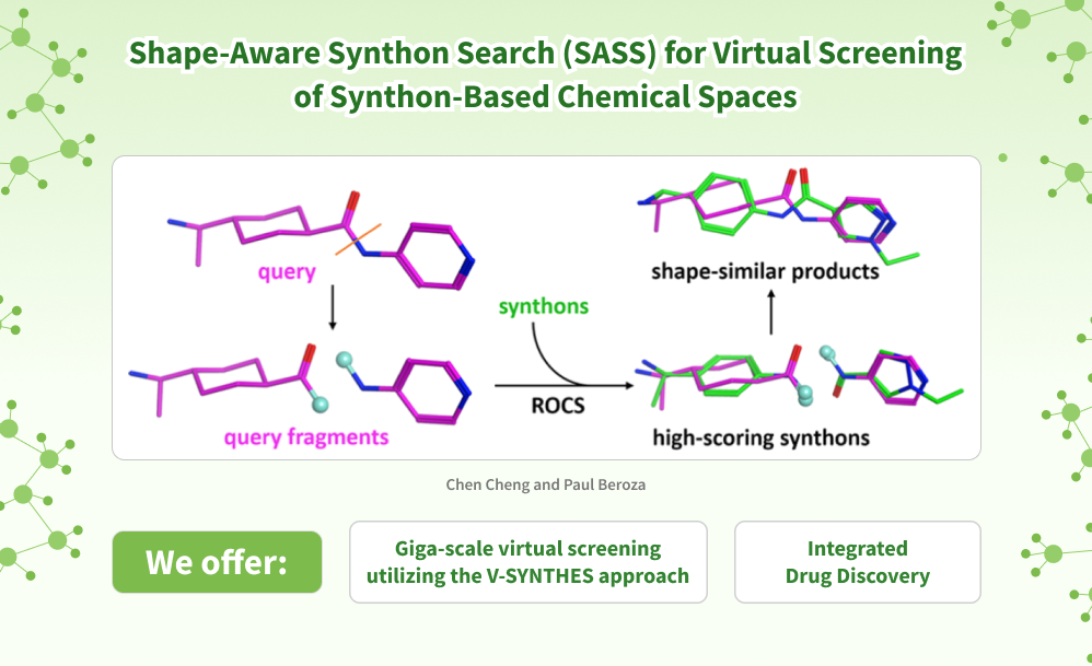 Chemspace | New weekend article review is out! | Shape-Aware Synthon Search for virtual screening of Synthon-based chemical spaces