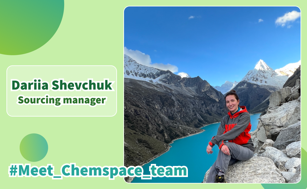 Meet Chemspace Team campaign! Our Sourcing Manager Dariia Shevchuk!