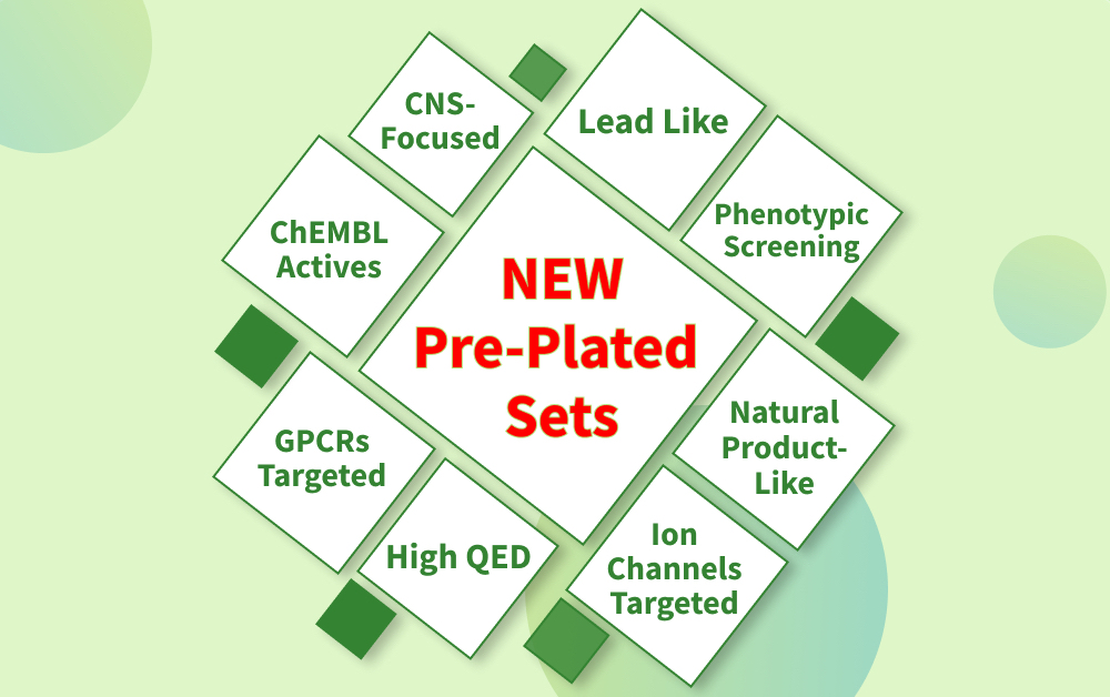 Chemspace offers you New Pre-Plated Sets! Check them out on the product page!