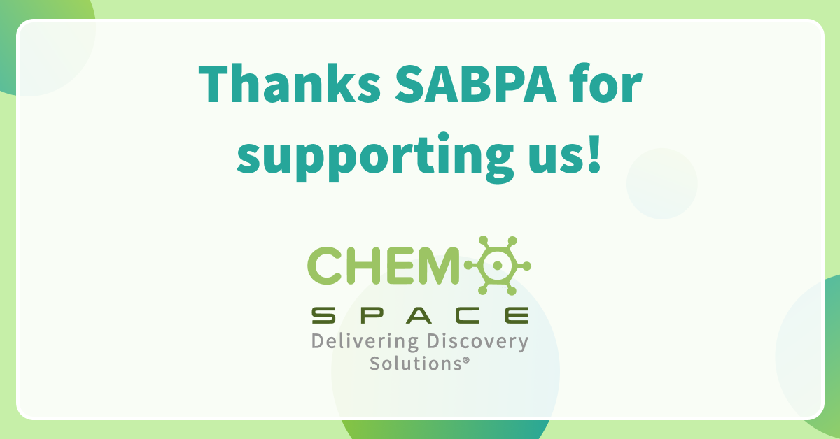 Thank you SABPA for featuring Chemspace!