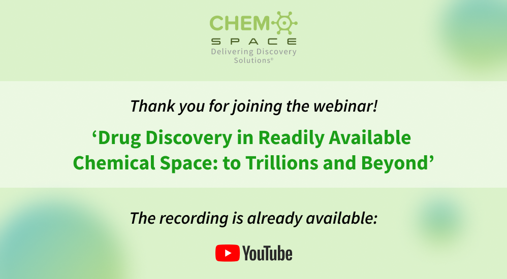 Chemspace & Dr. Vsevolod Katritch Webinar. Recording | Drug Discovery in Readily Available Chemical Space: to Trillions and Beyond