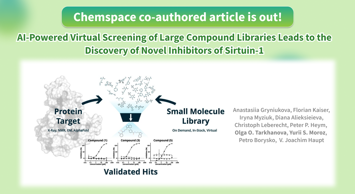 Publication | AI-Powered Virtual Screening of Large Compound Libraries Leads to the Discovery of Novel Inhibitors of Sirtuin‑1