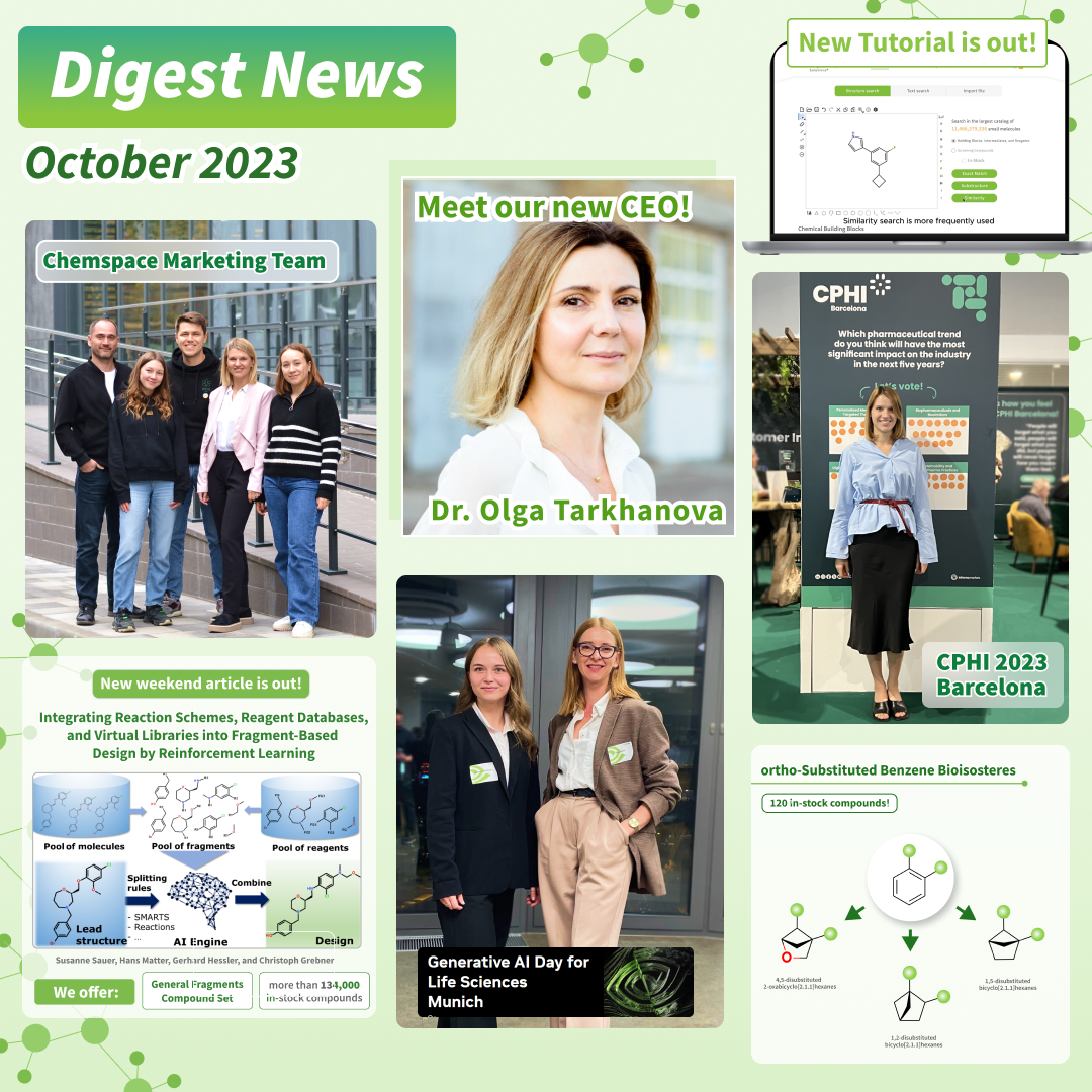 Chemspace | Monthly Digest. October 2023