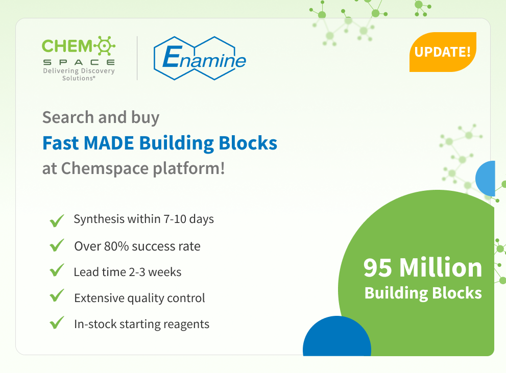 Chemspace | Accelerate Your Research with Fast MADE Building Blocks!