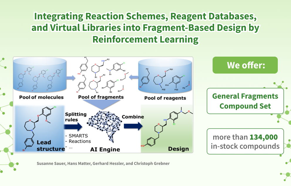 Chemspace weekend article | Fragment-based Reinforcement Learning | Chemspace General Fragment set