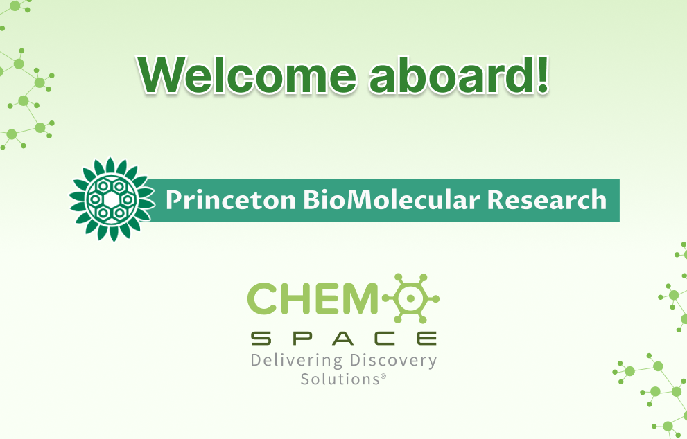 Chemspace | Chemspace catalog become even bigger! We are thrilled to have Princeton Biomolecular Research on suppliers board!