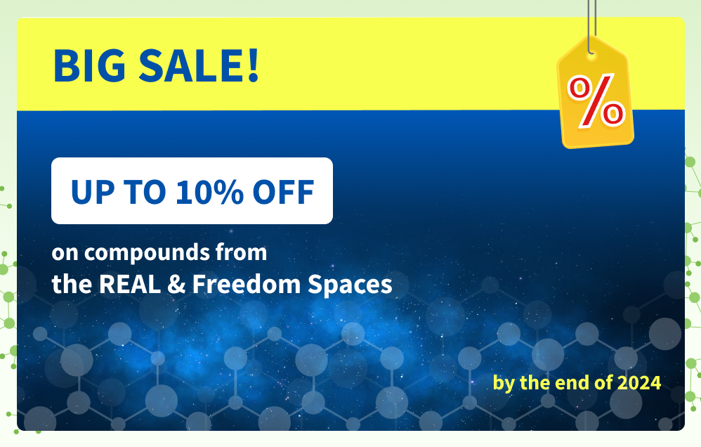 Chemspace | 10% Off on the REAL and Freedom Compounds