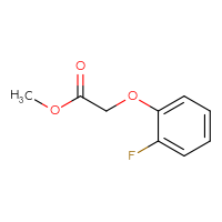 Chemical structure of methyl 2-(2-fluorophenoxy)acetate - CSSB00000149924