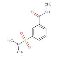 Chemical structure of 3-(dimethylsulfamoyl)-N-methylbenzamide - CSSB00021669580