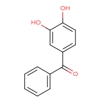Chemical structure of 4-benzoylbenzene-1,2-diol - CSSB00000047024