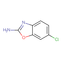 Chemical structure of 6-chloro-1,3-benzoxazol-2-amine - CSSB00011238614