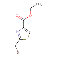 Chemical structure of ethyl 2-(bromomethyl)-1,3-thiazole-4-carboxylate - CSSB00010219010