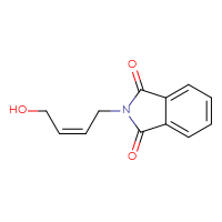 Chemical structure of 2-[(2Z)-4-hydroxybut-2-en-1-yl]-2,3-dihydro-1H-isoindole-1,3-dione - CSSB00021593111