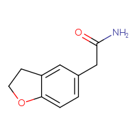 Chemical structure of 2-(2,3-dihydro-1-benzofuran-5-yl)acetamide - CSSB00000025654