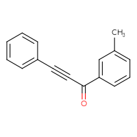 Chemical structure of 1-(3-methylphenyl)-3-phenylprop-2-yn-1-one - CSSB00019623778