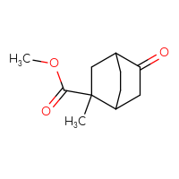 Chemical structure of methyl 2-methyl-5-oxobicyclo[2.2.2]octane-2-carboxylate - CSSB02125426688