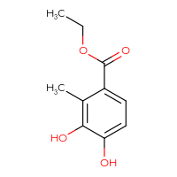 Chemical structure of ethyl 3,4-dihydroxy-2-methylbenzoate - CSSB00009867104