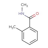 Chemical structure of N,2-dimethylbenzamide - CSSB00000159864
