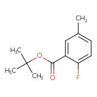 Chemical structure of tert-butyl 2-fluoro-5-methylbenzoate - CSSB00011933531