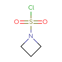 Chemical structure of azetidine-1-sulfonyl chloride - CSSB00000729699