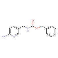 Chemical structure of benzyl N-[(6-aminopyridin-3-yl)methyl]carbamate - CSSB00022728520
