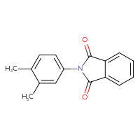 Chemical structure of 2-(3,4-dimethylphenyl)-2,3-dihydro-1H-isoindole-1,3-dione - CSSB00015938437