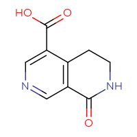 Chemical structure of 8-oxo-5,6,7,8-tetrahydro-2,7-naphthyridine-4-carboxylic acid - CSSB00021615744