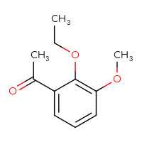 Chemical structure of 1-(2-ethoxy-3-methoxyphenyl)ethan-1-one - CSSB00049551063