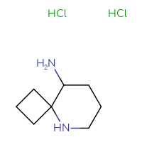Chemical structure of 5-azaspiro[3.5]nonan-9-amine dihydrochloride - CSSB20963523733