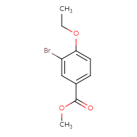 Chemical structure of methyl 3-bromo-4-ethoxybenzoate - CSSB00011201853
