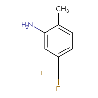 Chemical structure of 2-methyl-5-(trifluoromethyl)aniline - CSSB00000765771
