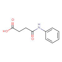 Chemical structure of 3-(phenylcarbamoyl)propanoic acid - CSSB00000180958
