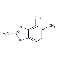 Chemical structure of 2,4,5-trimethyl-1H-1,3-benzodiazole - CSSB00012039701