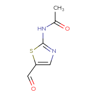 Chemical structure of N-(5-formyl-1,3-thiazol-2-yl)acetamide - CSSB00000095856