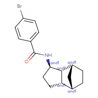 Chemical structure of rac-4-bromo-N-[(1R,2R,3R,6S,7S)-tricyclo[5.2.1.0²,⁶]decan-3-yl]benzamide - CSSB21432559105