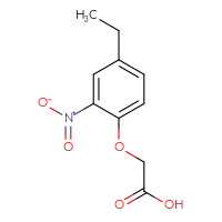 Chemical structure of 2-(4-ethyl-2-nitrophenoxy)acetic acid - CSSB00012035425