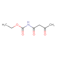 Chemical structure of ethyl N-(3-oxobutanoyl)carbamate - CSSB00000075234