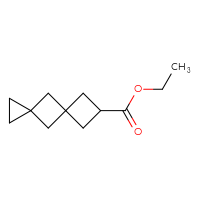 Chemical structure of ethyl dispiro[2.1.3⁵.1³]nonane-7-carboxylate - CSSB06028963315