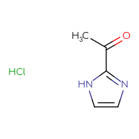 Chemical structure of 1-(1H-imidazol-2-yl)ethan-1-one hydrochloride - CSSB00000718901