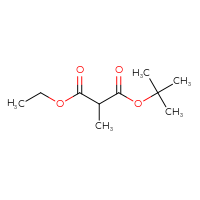 Chemical structure of 1-tert-butyl 3-ethyl 2-methylpropanedioate - CSSB00103305691