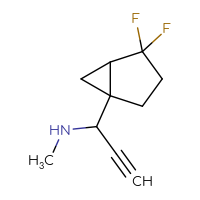 C10H13F2N