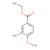 Chemical structure of ethyl 4-methoxy-3-methylbenzoate - CSSB00000082641