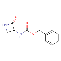 Chemical structure of benzyl N-(2-oxoazetidin-3-yl)carbamate - CSSB00010987342