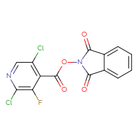 C14H5Cl2FN2O4