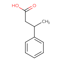 Chemical structure of 3-phenylbutanoic acid - CSSB00000183687